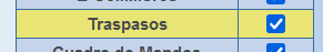 Permiso traspasos en usuarios de Solincloud y Vestanube