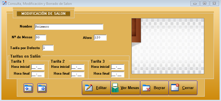 Ampliar y reducir salones en Restages