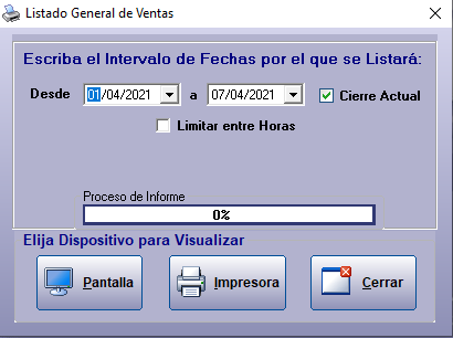 Nueva ventana de inventario para Solincloud y Vestanube