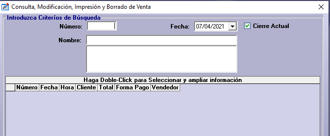 Nueva ventana de inventario para Solincloud y Vestanube