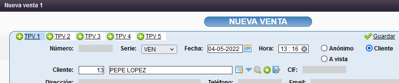 Búsqueda de cliente por teléfono móvil en Solincloud y Vestanube