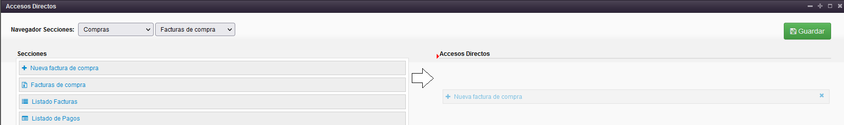 Accesos directos en Solincloud y Vestanube