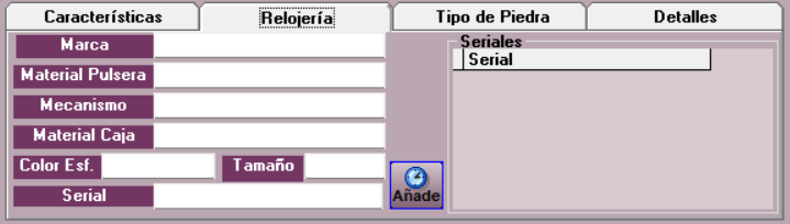 Alta de artículo en Joyesof