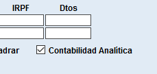 Activa la contabilidad analítica en el mantenimiento de contabilidades