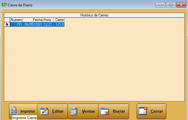 Consultar cajas anteriores en Restages