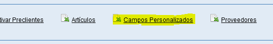 Importar campos personalizados en Solincloud