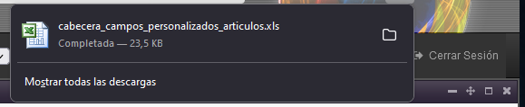 Importar campos personalizados en Solincloud