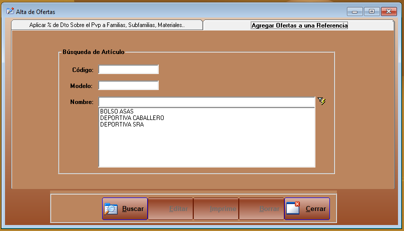 Alta ofertas en Zapages