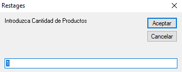Configurar báscula electrónica en Restages