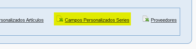 Importar valores de campos personalizados de números de serie en Solincloud