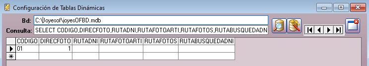 Configurar ruta de DNI y Foto de artículo en contrato de compra-venta de oro en Joyesof