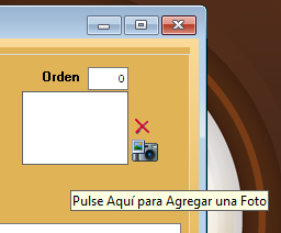 Añadir imagen de producto en Restages