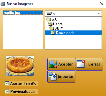 Búsqueda de imagen de producto en Restages