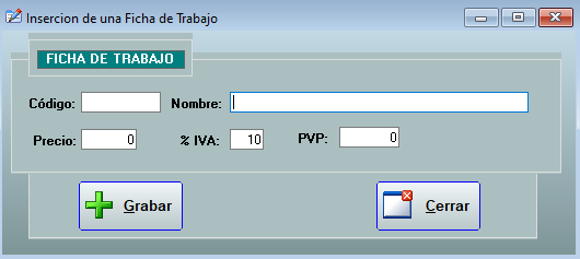 Orden de trabajo