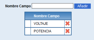 Campos extra en familias de Solincloud