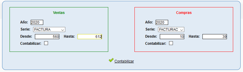 Contabilizar facturas en Solincloud