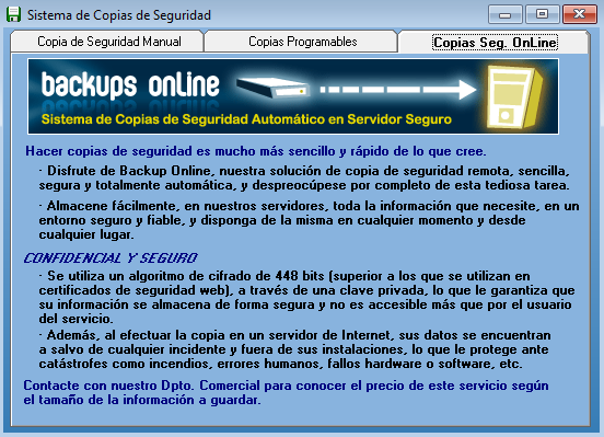 Copias de seguridad en la nube