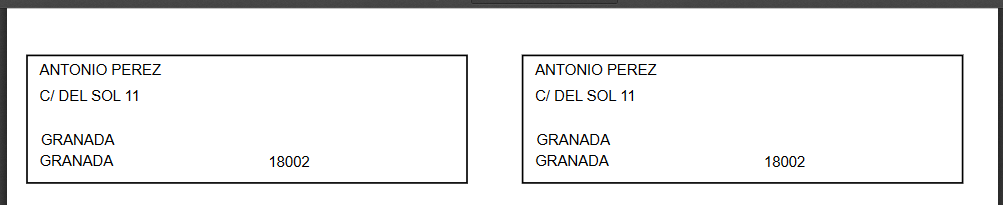 Etiquetas de envío