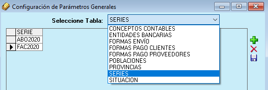 Series para la factura proforma en Solinges