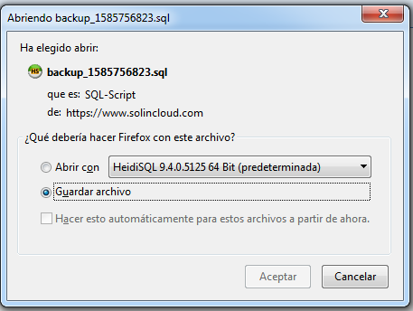 vestanube inventario