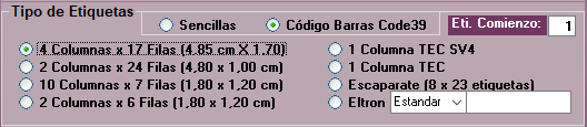 Etiquetas con impresora A4