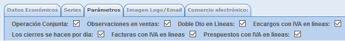 Opciones precios impuestos incluidos en Opticloud
