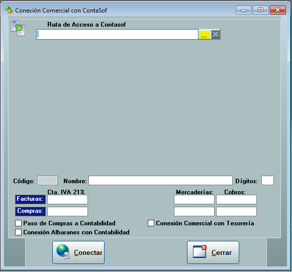 Ruta Acceso Contasof