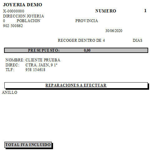 Sobre impreso recogida Joyesof