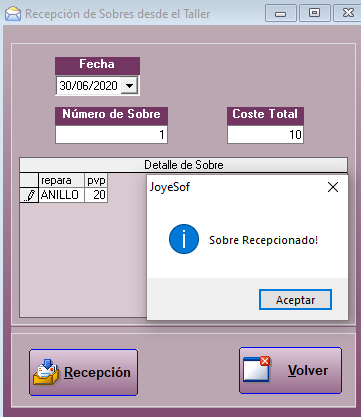 Sobre recibido en Joyesof