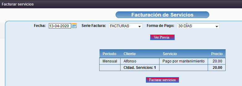 Artculo pago mantenimiento