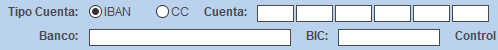 Comprobación de cuenta bancaria en los clientes de Solincloud / Vestanube