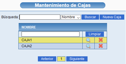 Cajas de venta en Solincloud