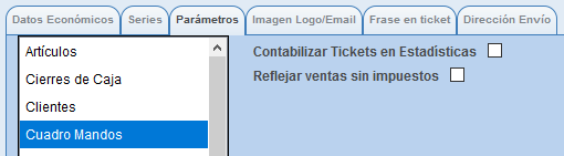 Configuración del widget del cuadro de mandos